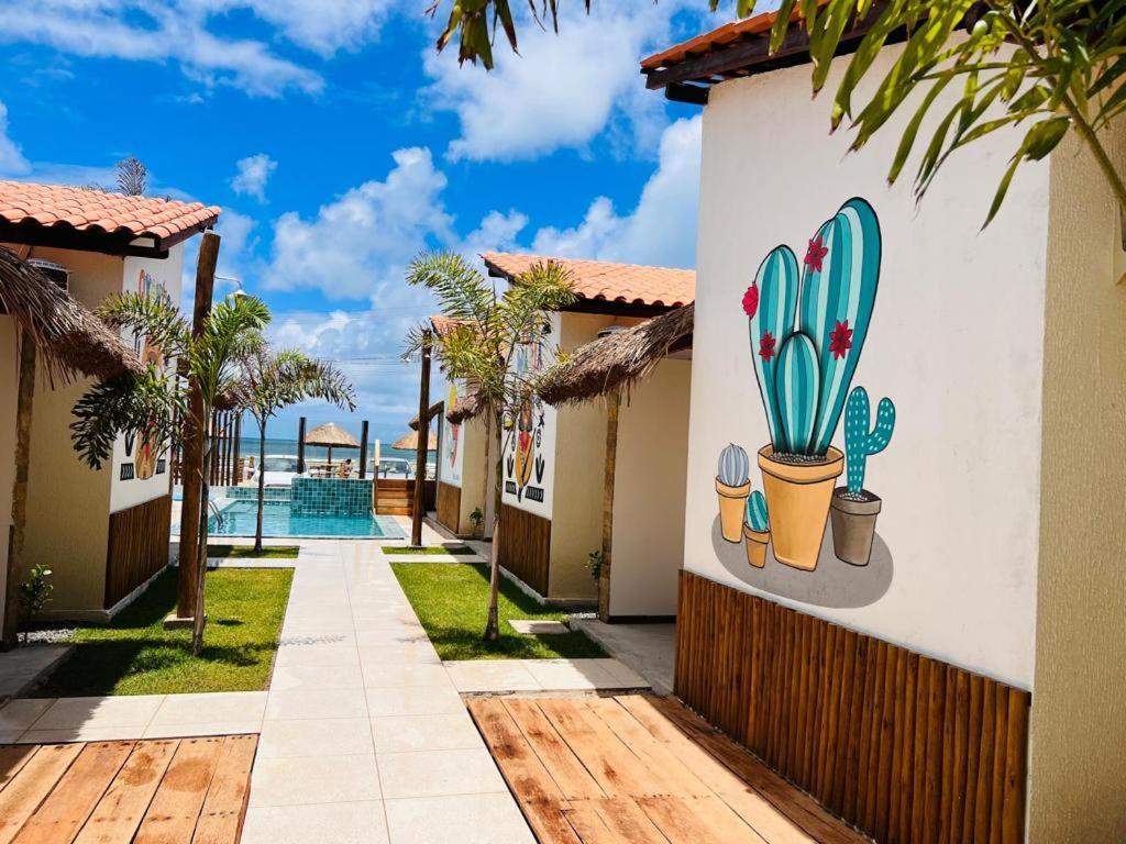 Flats Villas Litoral Sul - Praia Pontal Do Peba - Piacabucu - Al エクステリア 写真