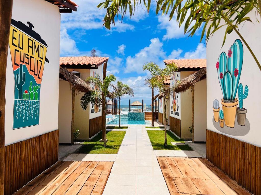 Flats Villas Litoral Sul - Praia Pontal Do Peba - Piacabucu - Al エクステリア 写真